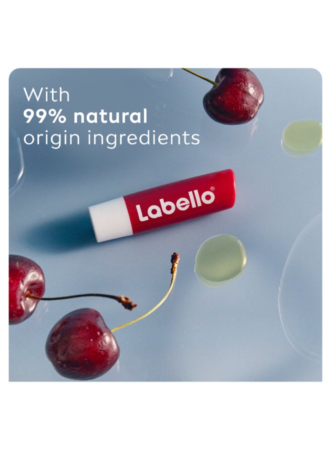 Labello Pack Of 2 Moisturizing Lip Balm Cherry Shine 4.8grams  - Image 3