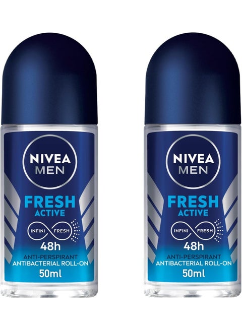Fresh Active Antiperspirant Fresh Scent Roll-On Blue 50ml