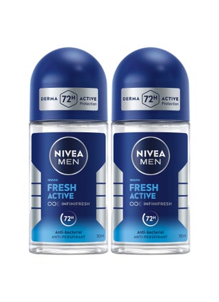 Nivea Fresh Active Antiperspirant Fresh Scent Roll-On Blue 50ml