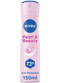 Nivea Pack Of 2 Pearl And Beauty Antiperspirant Spray 150ml  - Image 2
