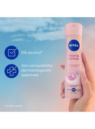 Pack Of 2 Pearl And Beauty Antiperspirant Spray 150ml - view 4