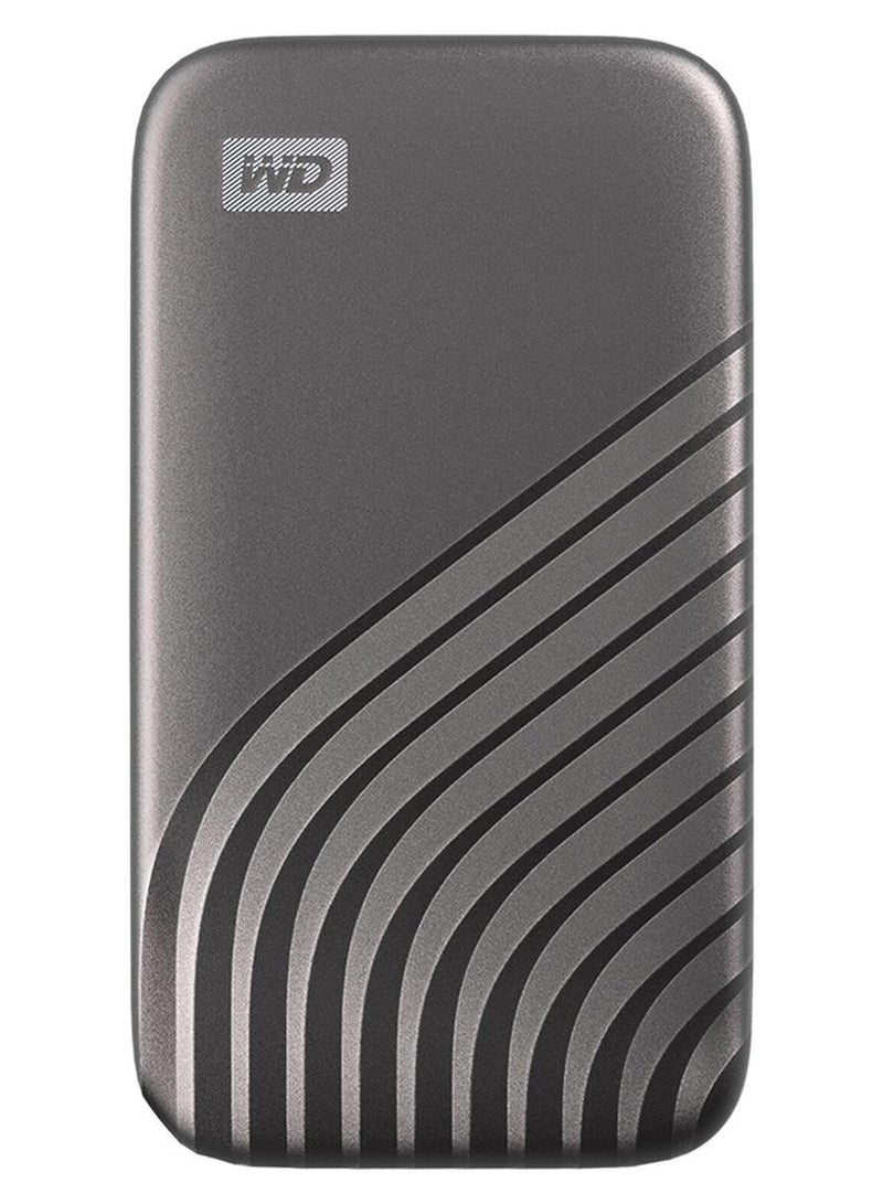 دبليو دي محرك أقراص SSD ماي باسبورت 2 تيرابايت بمعدل قراءة 1050 ميجابايت في الثانية ومعدل كتابة 1000 ميجابايت في الثانية ومتوافق مع أجهزة الكمبيوتر وماك - طراز WDBAGF0020BGY-WESN 2 TB - Image 1