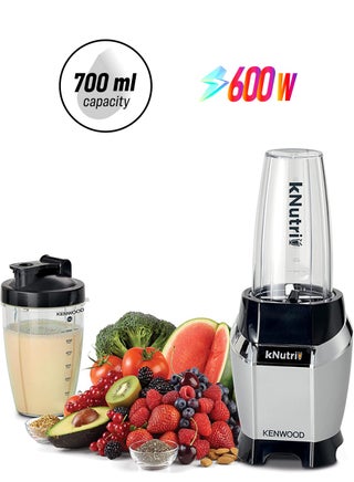 Personal Blender Smoothie Maker  With  &  Tritan Smoothie2Go Bottle and Lid, Ice Crush Function 700 ml 600 W BSP70.180SI Silver - pnsku/N41112597A/45/_/1746519894/1c30a69f-249d-4040-9f40-c20ef8d08cb8