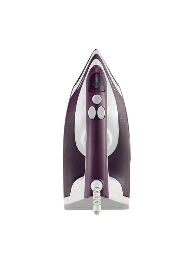 KENWOOD Steam iron, Non Stick Soleplate, Self Clean Function, Water Spray, 120G Steam Shot, 250 ml 2000 W STP40.000WP Purple/White - Image 2