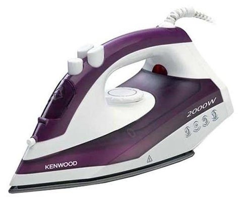 مكواة بخار، قاعدة غير لاصقة، وظيفة التنظيف الذاتي، رذاذ الماء، 120 جرام من البخار 250 ml 2000 W STP40.000WP بنفسجي/أبيض