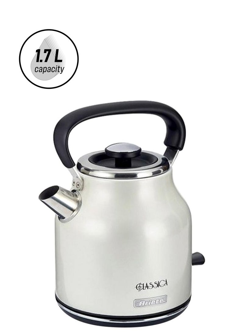 أريتي غلاية كلاسيكا لاسلكية 360 بسعة 1.7 لتر 1.7 L 2200 W C286427ARAS لؤلؤي/فضي/أسود  - Image 1