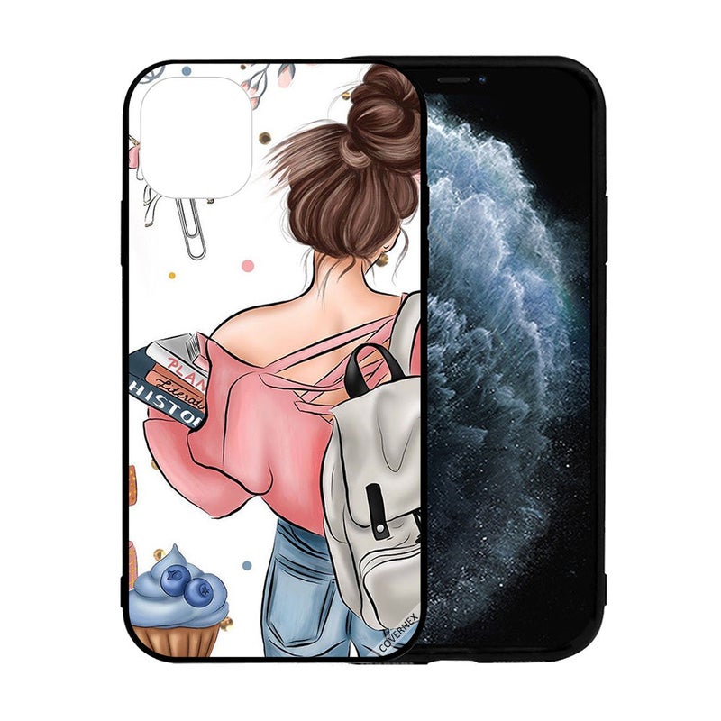 Covernex Apple iPhone 12 Pro Max Protective Case Cover Printed Featuring Books in Hand Plan Literate And History DESIGN_0752 - Image 2