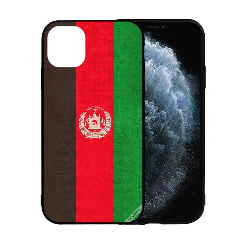 Covernex Apple iPhone 12 Pro Max Protective Case Cover Printed Featuring Afghanistan Flag Vintage DESIGN_1284 - Image 2