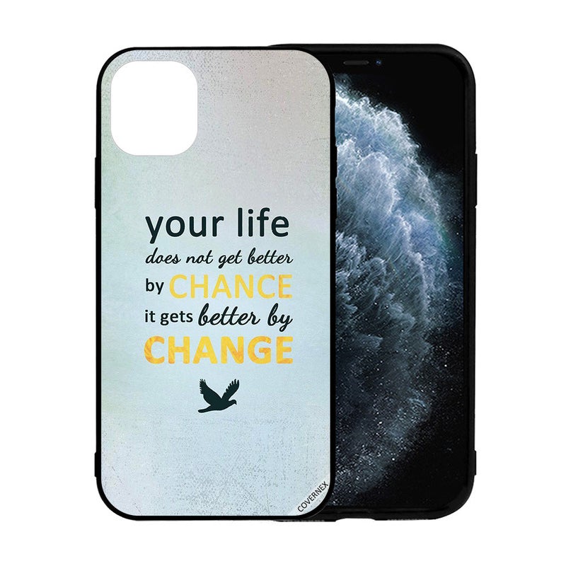 Covernex Apple iPhone 12 Pro Max Protective Case Cover Printed Featuring Better by Change DESIGN_1998 - Image 2