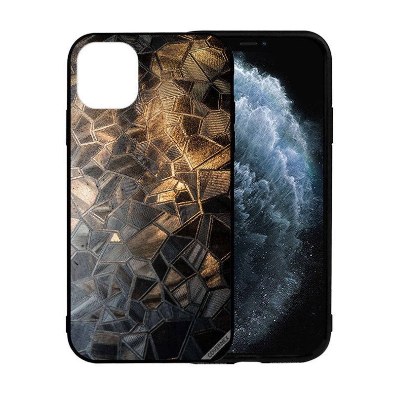 Covernex Apple iPhone 12 Pro Max Protective Case Cover Printed Featuring Glass Cutting Pattern DESIGN_1586 - Image 2