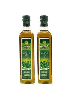 السوسن Al Sawsan Virgin Olive Oil 500 ml × 2 200ml Pack of 2 
