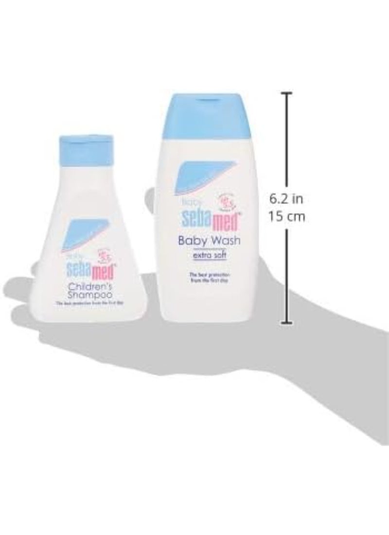 سيباميد مجموعة غسول لطيف وشامبو لبشرة الأطفال الرقيقة وفروة الرأس 200 مل + 150 مل من قطعتين - Image 5