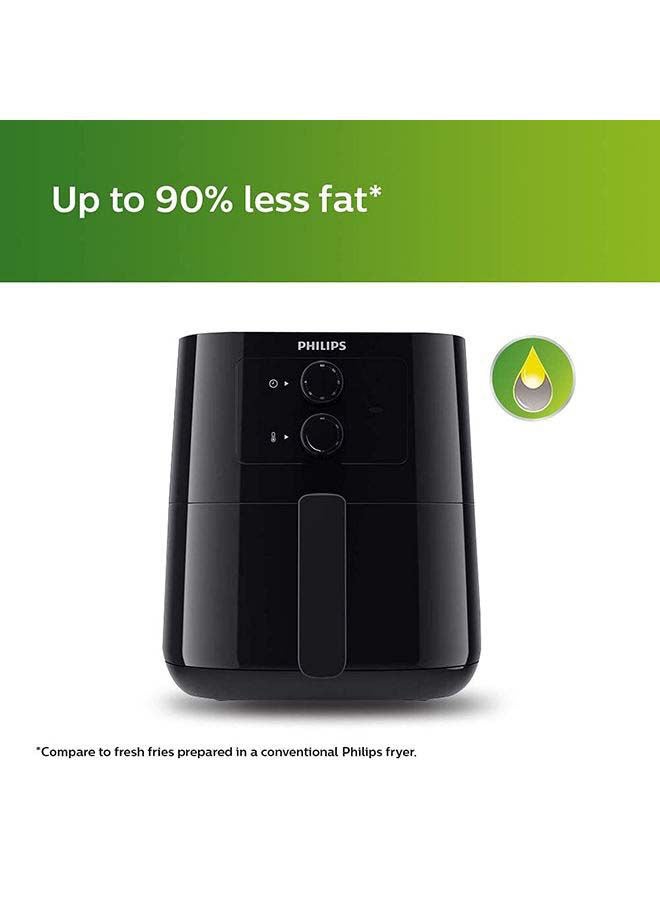 فيليبس مقلاة هوائية إسينشال بتقنية Rapid Air 4.1 L 1400 W HD9200/91/90 أسود - Image 4