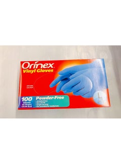 100-Piece Large Powder Gloves Blue - pnsku/N41190047A/45/_/1732205049/610a6816-3649-480c-9b4d-68f4dda0c41a