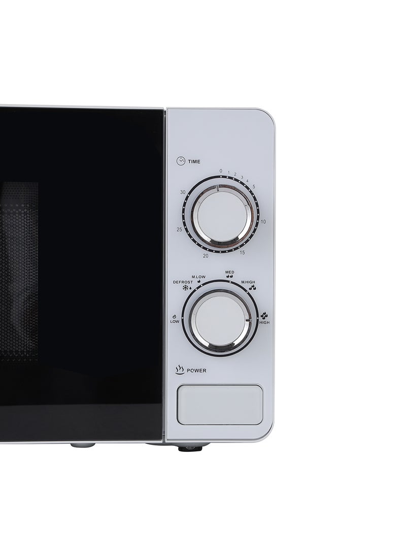كريبتون - فرن ميكروويف مزود بعدد 5 مستويات للطاقة ومؤقت لمدة 30 دقيقة 20 L 700 W KNMO6196 أبيض - Image 1