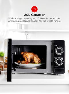 KRYPTON Microwave Oven With 5 Power Levels And 30 Minute Timer 20 L 700 W KNMO6196 Black  - Image 2