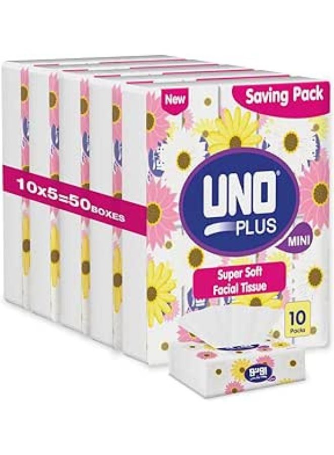 ماتيل جيمز Plus Mini Super Soft 2 Ply Facial Tissues 180 Sheets - Image 1