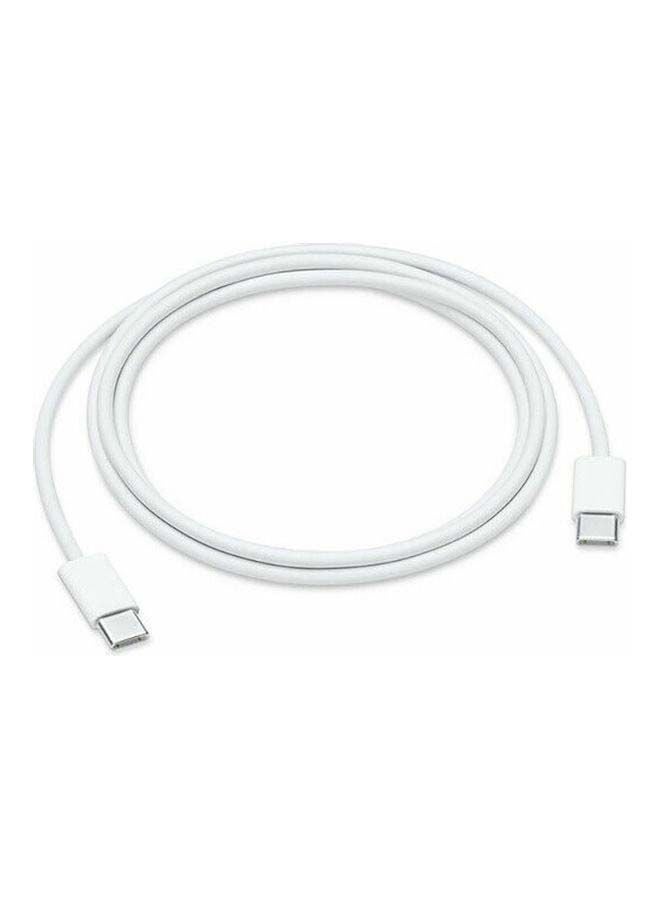 ابل  كابل شحن بمنفذ USB TYPE-C بطول متر أبيض - Image 1