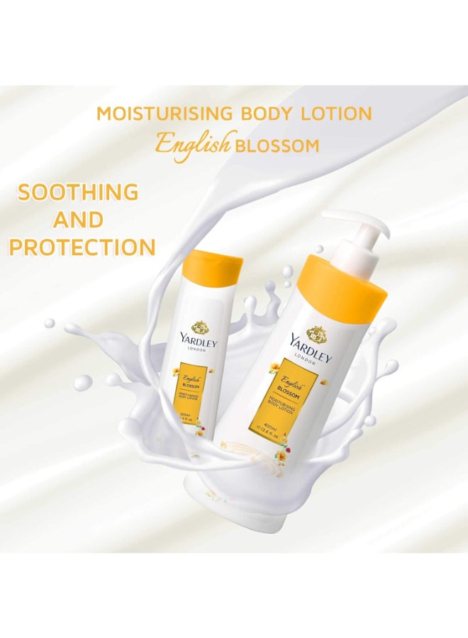 ياردلي مجموعة لوشن للجسم برائحة الزهرة الإنجليزية من قطعتين 600ملليلتر - Image 4