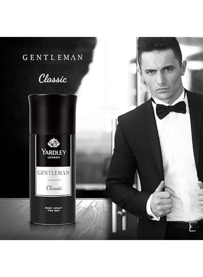 ياردلي مجموعة هدايا تتضمن مستحضر جنتل مان كلاسيك (Gentlemen Classic 150ml, Original 150ml & Equity 150 ml) - Image 2