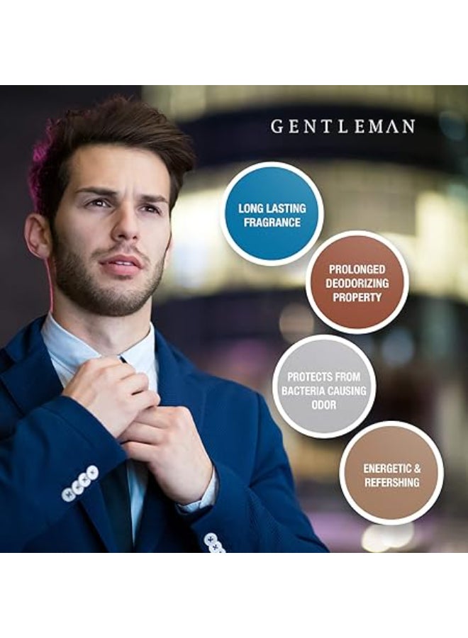 ياردلي مجموعة هدايا تتضمن مستحضر جنتل مان كلاسيك (Gentlemen Classic 150ml, Original 150ml & Equity 150 ml) - Image 4