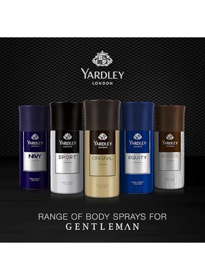 ياردلي مجموعة هدايا تتضمن مستحضر جنتل مان كلاسيك (Gentlemen Classic 150ml, Original 150ml & Equity 150 ml) - Image 5