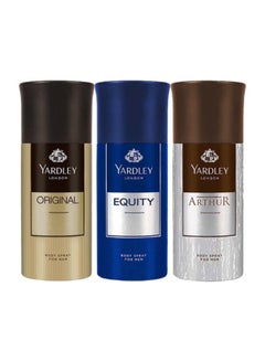 مجموعة هدايا إكويتي (Original 150ml, Equity 150ml & Arthur 150ml)