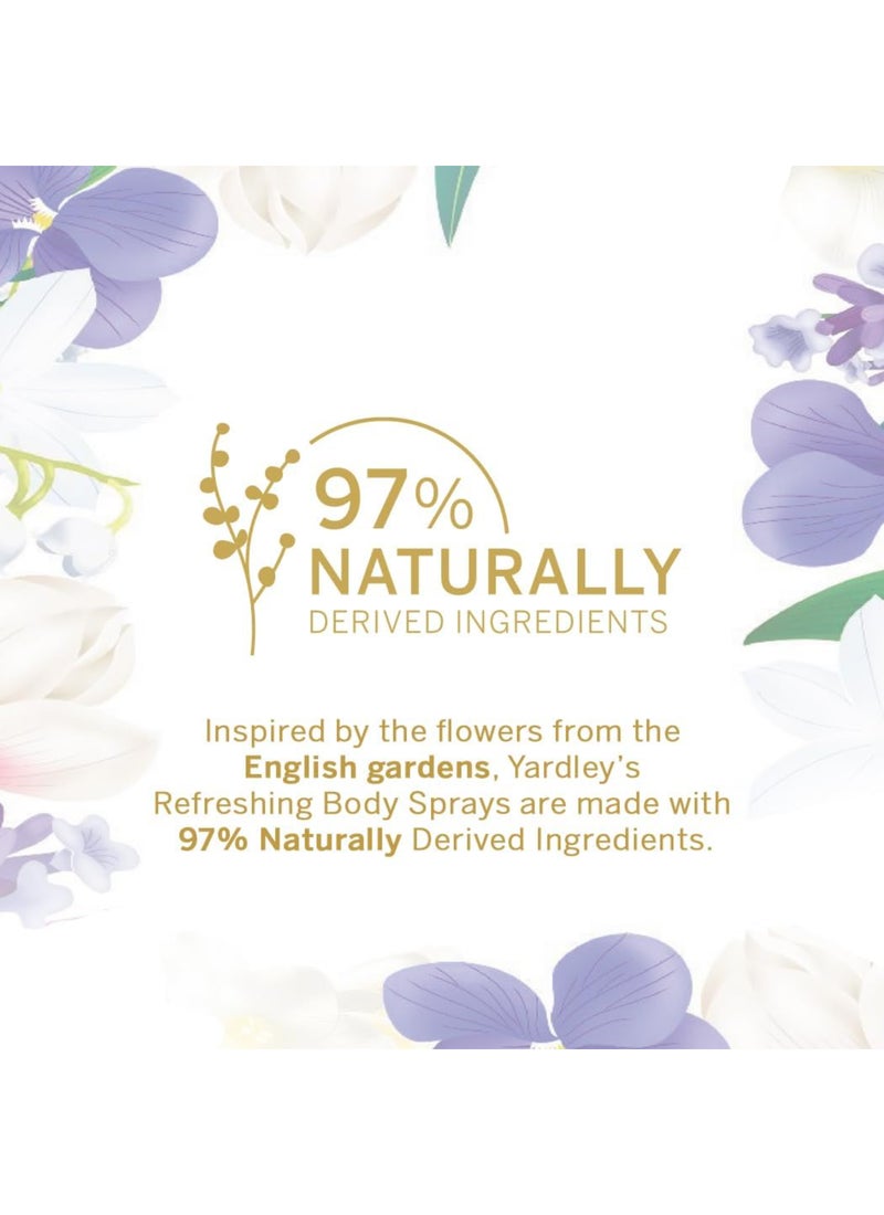 Yardley English Lavender And Imperial Jasmine Refreshing Body Spray Pack of 2 150ml - Image 2