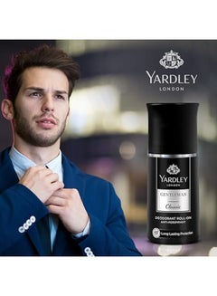 Yardley Gentlemen Classic With Gentlemen Sauve Anti Perspirant Roll On Gift Set 2x50ml + 50ml  - Image 2