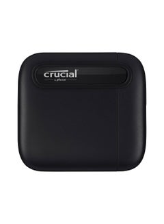 Crucial X6 Portable External SSD, 1TB Capacity, Up to 800 MB/s Sequential Read, USB 3.2 Gen-2 Interface, Drop, Shock & Vibration Proof, Black | CT1000X6SSD9 1 TB - pnsku/N41220127A/45/_/1727091889/25834e12-e103-4c72-b54a-9ec3c3589cdd