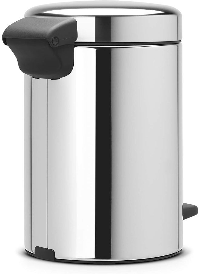 brabantia Pedal Bin Newicon With Plastic Inner Bucket Brilliant Steel 3Liters  - Image 5