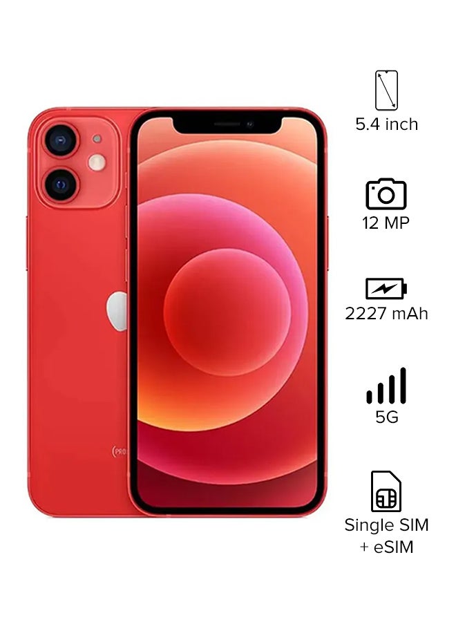Apple iPhone 12 Mini With Facetime 64GB (Product) Red 5G - International Specs - Image 1