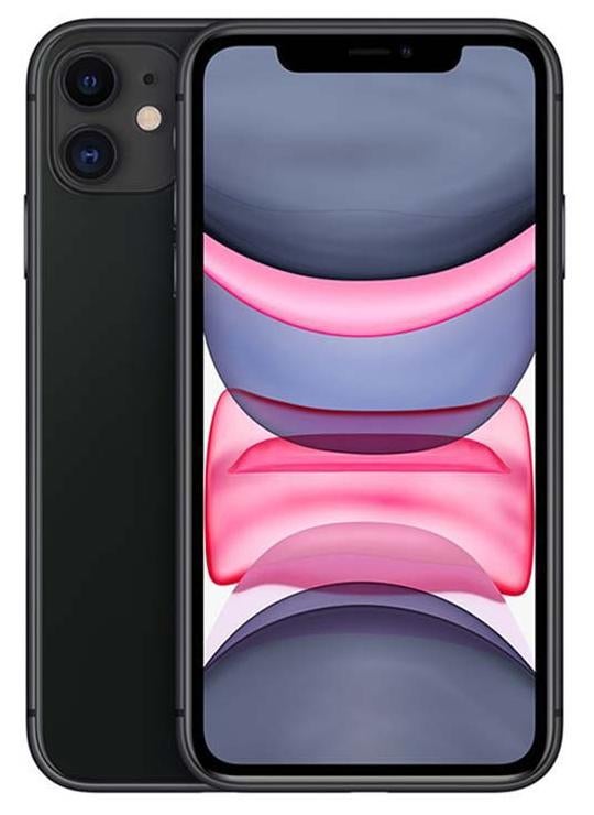Apple iPhone 11 Black 128GB 4G LTE (2020 - Slim Packing) - Middle East Version - Image 1