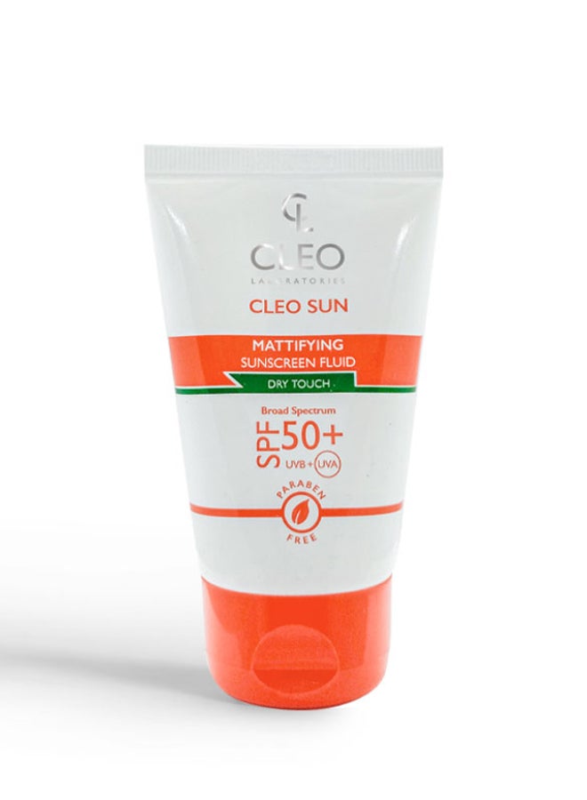 Cleo - Mattifying Sunscreen Fluid 50 SPF 50ml - Image 1
