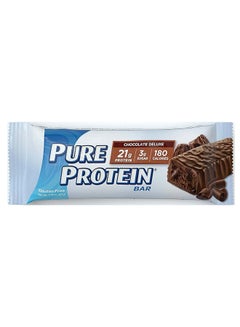 Pure Protein Bar Chocolate Deluxe 21G Protein 3G Sugar 180 Calories Gluten Free Pack Of 6 300G  - Image 2