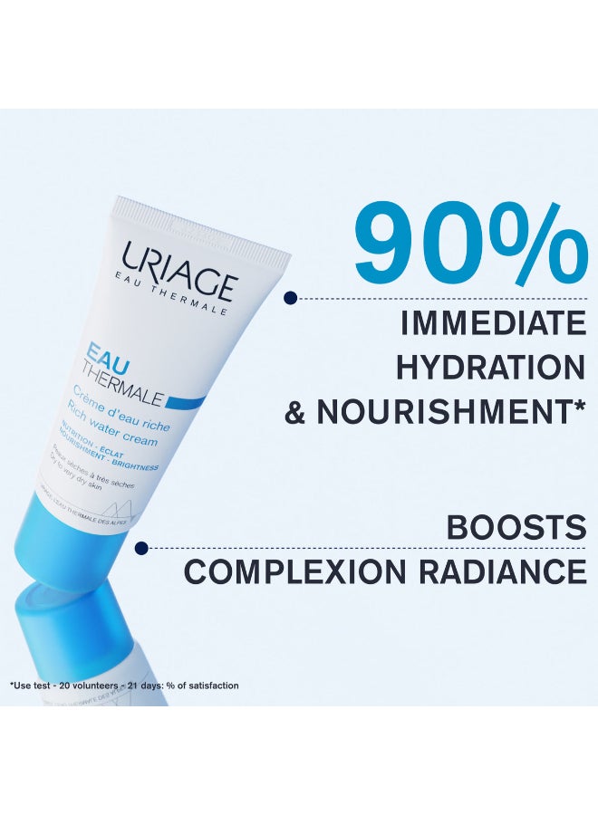 Uriage Eau Thermale Rich Water Cream 40Ml Clear 40ml - Image 4