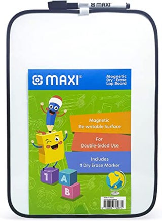 Double Side Drywipe Magnetic Whiteboard With Small Marker And Magnetic Eraser White - view 4