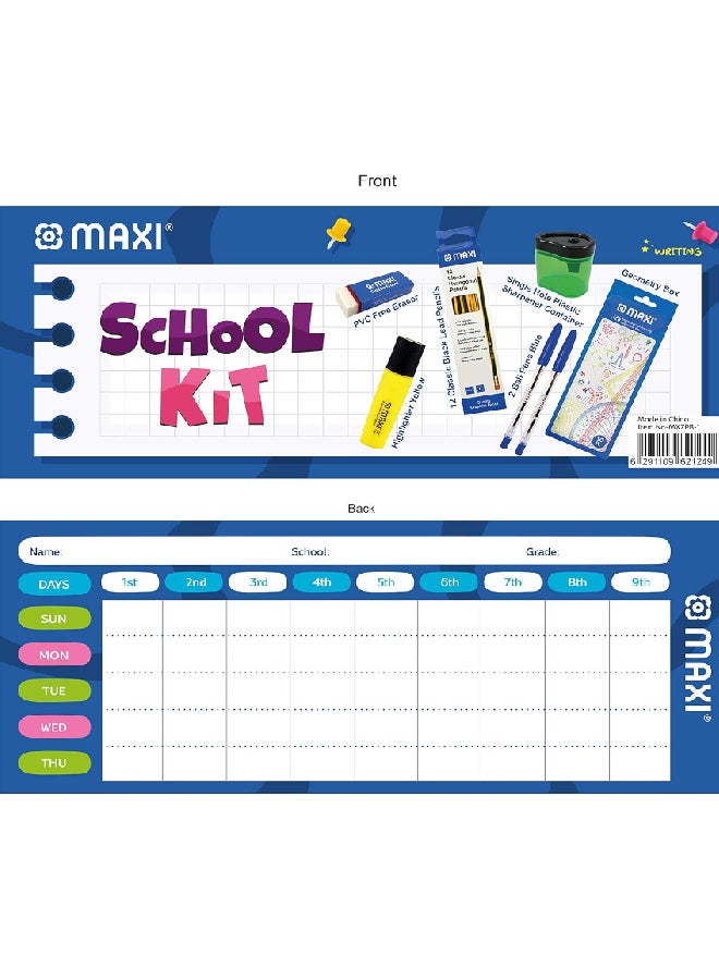 ماكسي مجموعة مستلزمات الأعمال الفنية والحرفية أزرق - Image 2
