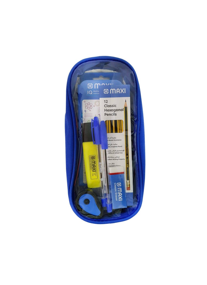 ماكسي مجموعة مستلزمات الأعمال الفنية والحرفية أزرق - Image 1