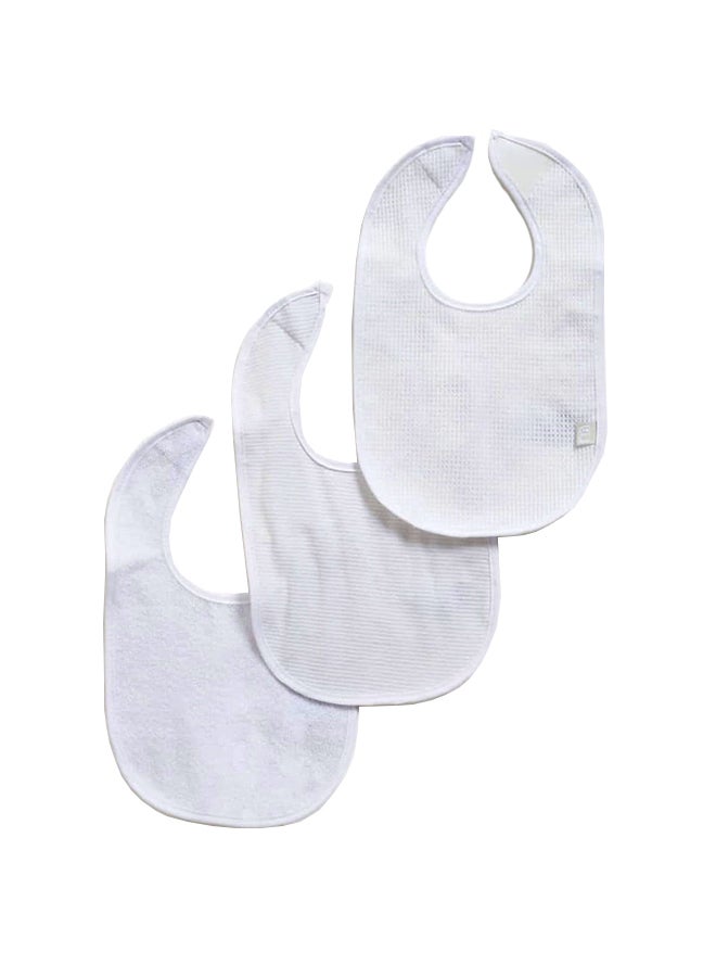mothercare Pack Of 3 Baby Bib Set  - Image 1