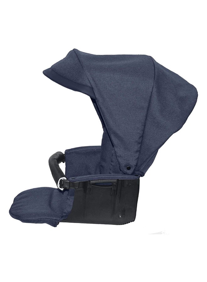 Dinamico Up Frame Plus Modular Smart  Travel System - Navy Blue, From 0 To 4 Years Old, 22 Kg, Spacious And Deeper Carrycot, Aluminium Frame, Portable And Compact Folding, Made In Italy