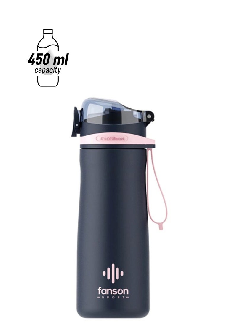 Beauenty Portable Water Bottle Deep Blue/Pink - Image 1