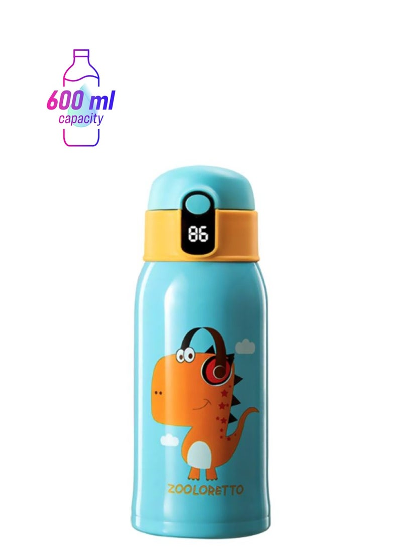 Beauenty Kindergarten Portable Straw Bottle Blue/Orange/Black - Image 1