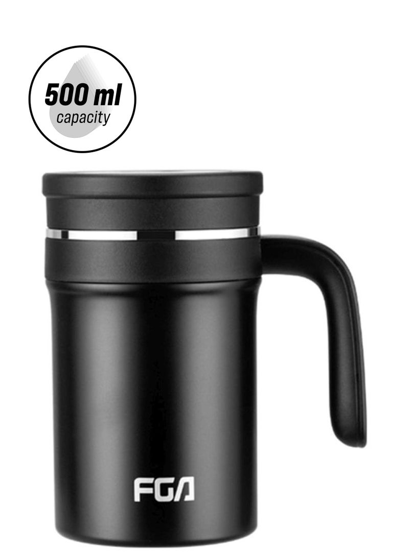 بيوينتي مج حراري ذكي لقياس درجة الحرارة أسود/فضي - Image 1