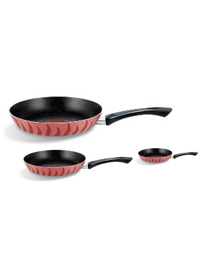 Tefal Tempo Set Fry Pan 3 Pieces Red 3 Piecescm 