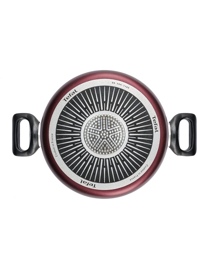 تيفال طقم أواني طهي أرماتال من 4 قطع أحمر 18-20-24 -26سم - Image 4