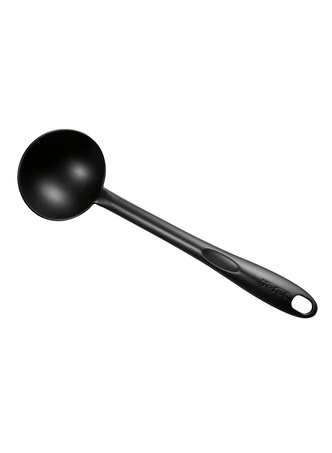 Tefal Utensils | Bienvenue 5 Pcs Set | Spoon, Ladle, Angle Spatula, Pancake Spatula, Long Spatula Black