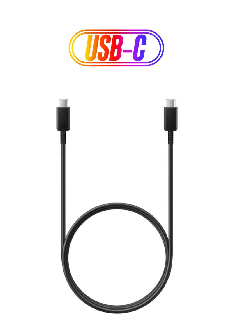 Samsung - Type C To Type C Cable Black - Image 1