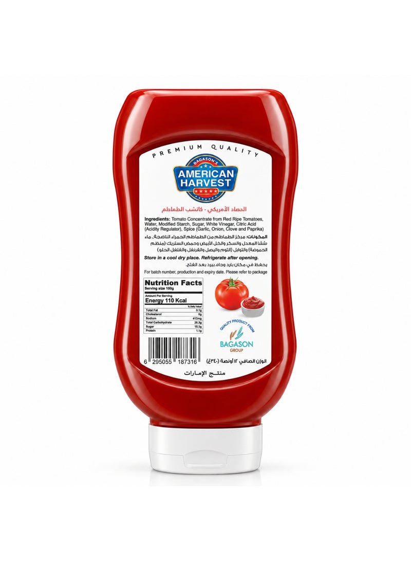 American Harvest Premium Tomato Ketchup 340grams - Image 2