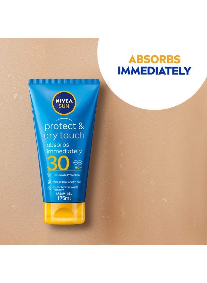 Nivea - Sun Protect And Dry Touch Cream Protection SPF 30 175ml - Image 1